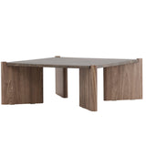 Konferenční stolek Rogaland, hnědý, 40x100X100