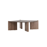 Konferenční stolek Rogaland, hnědý, 40x100X100