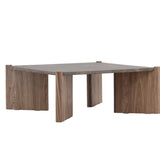 Konferenční stolek Rogaland, hnědý, 40x100X100