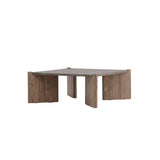 Konferenční stolek Rogaland, hnědý, 40x100X100
