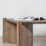 Konferenční stolek Rogaland, hnědý, 40x100X100
