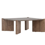 Konferenční stolek Rogaland, hnědý, 40x100X100