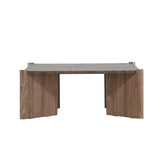 Konferenční stolek Rogaland, hnědý, 40x100X100