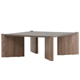 Konferenční stolek Rogaland, hnědý, 40x100X100