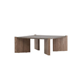 Konferenční stolek Rogaland, hnědý, 40x100X100