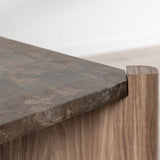 Konferenční stolek Rogaland, hnědý, 40x100X100