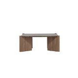 Konferenční stolek Rogaland, hnědý, 40x100X100