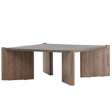 Konferenční stolek Rogaland, hnědý, 40x100X100