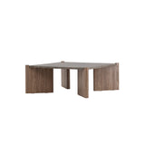 Konferenční stolek Rogaland, hnědý, 40x100X100