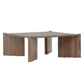 Konferenční stolek Rogaland, hnědý, 40x100X100
