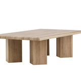 Konferenční stolek Lillehammer, přírodní barva, 40x140X80