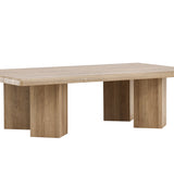 Konferenční stolek Lillehammer, přírodní barva, 40x140X80