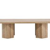 Konferenční stolek Lillehammer, přírodní barva, 40x140X80