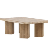 Konferenční stolek Lillehammer, přírodní barva, 40x140X80