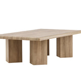 Konferenční stolek Lillehammer, přírodní barva, 40x140X80