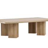 Konferenční stolek Lillehammer, přírodní barva, 40x140X80
