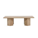 Konferenční stolek Lillehammer, přírodní barva, 40x140X80