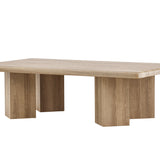 Konferenční stolek Lillehammer, přírodní barva, 40x140X80
