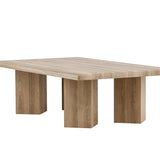 Konferenční stolek Lillehammer, přírodní barva, 40x140X80