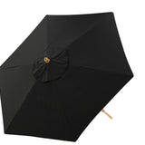 Slunečník  Corypho, černý, ⌀250