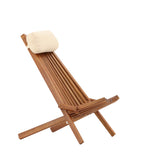 Lounge křeslo Maja, přírodní barva