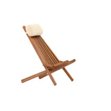 Lounge křeslo Maja, přírodní barva
