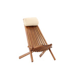 Lounge křeslo Maja, přírodní barva