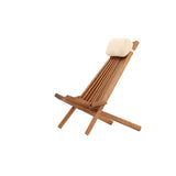 Lounge křeslo Maja, přírodní barva
