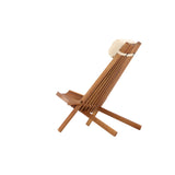 Lounge křeslo Maja, přírodní barva