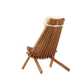 Lounge křeslo Maja, přírodní barva