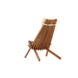 Lounge křeslo Maja, přírodní barva