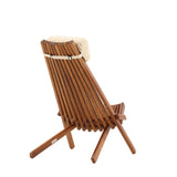 Lounge křeslo Maja, přírodní barva