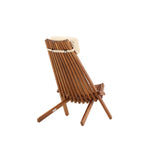 Lounge křeslo Maja, přírodní barva