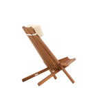 Lounge křeslo Maja, přírodní barva