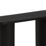 Odkládací stolek Bianca, černý, 40x130