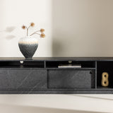 TV stolek Girona, černý, 50x180