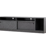 TV stolek Girona, černý, 50x180