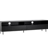 TV stolek Navarra, černý, 40x180