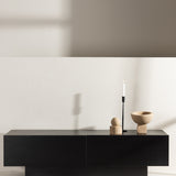 TV stolek Cuenca, černý, 45x160