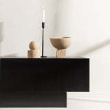 TV stolek Cuenca, černý, 45x160