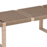 Lavice Ängön, přírodní barva, 46x140x36
