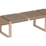 Lavice Ängön, přírodní barva, 46x140x36