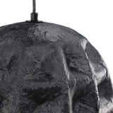 Závěsná lampa Hogstorp, černá