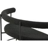 Lavice Stallhagen x Josefin Lustig, černá, 51x165x75