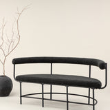 Lavice Stallhagen x Josefin Lustig, černá, 51x165x75
