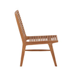 Lounge křeslo Ribbon, přírodní barva, 55x73x88