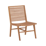 Lounge křeslo Ribbon, přírodní barva, 55x73x88
