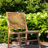 Lounge křeslo Ribbon, přírodní barva, 55x73x88