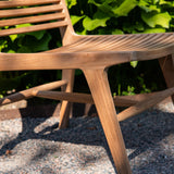 Lounge křeslo Ribbon, přírodní barva, 55x73x88