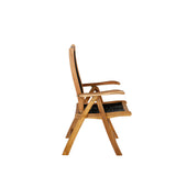 Skládací židle Peter, 2ks, přírodní barva